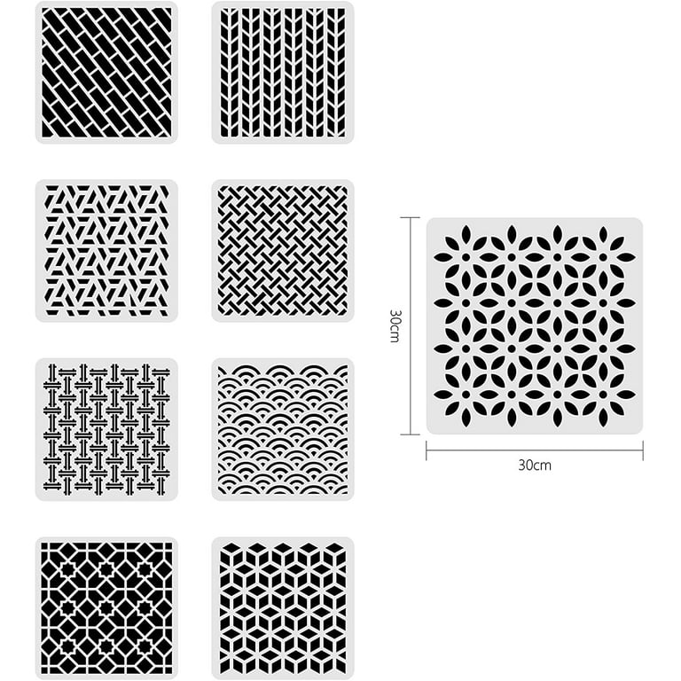 Square Coloured Plastic Geometric Stencils at Rs 159/unit in