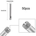 thumbnail image 2 of 100Pcs Diamond Coated Drill Bit Set 6mm/8 mm Diamond Tipped, 2 of 10