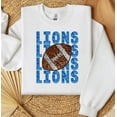 thumbnail image 4 of Lions Lions Football Sweatshirt, Detroit Michigan, Football Sweatshirt, Ladies Fan Sweatshirt, NFL, Champs,, 4 of 7