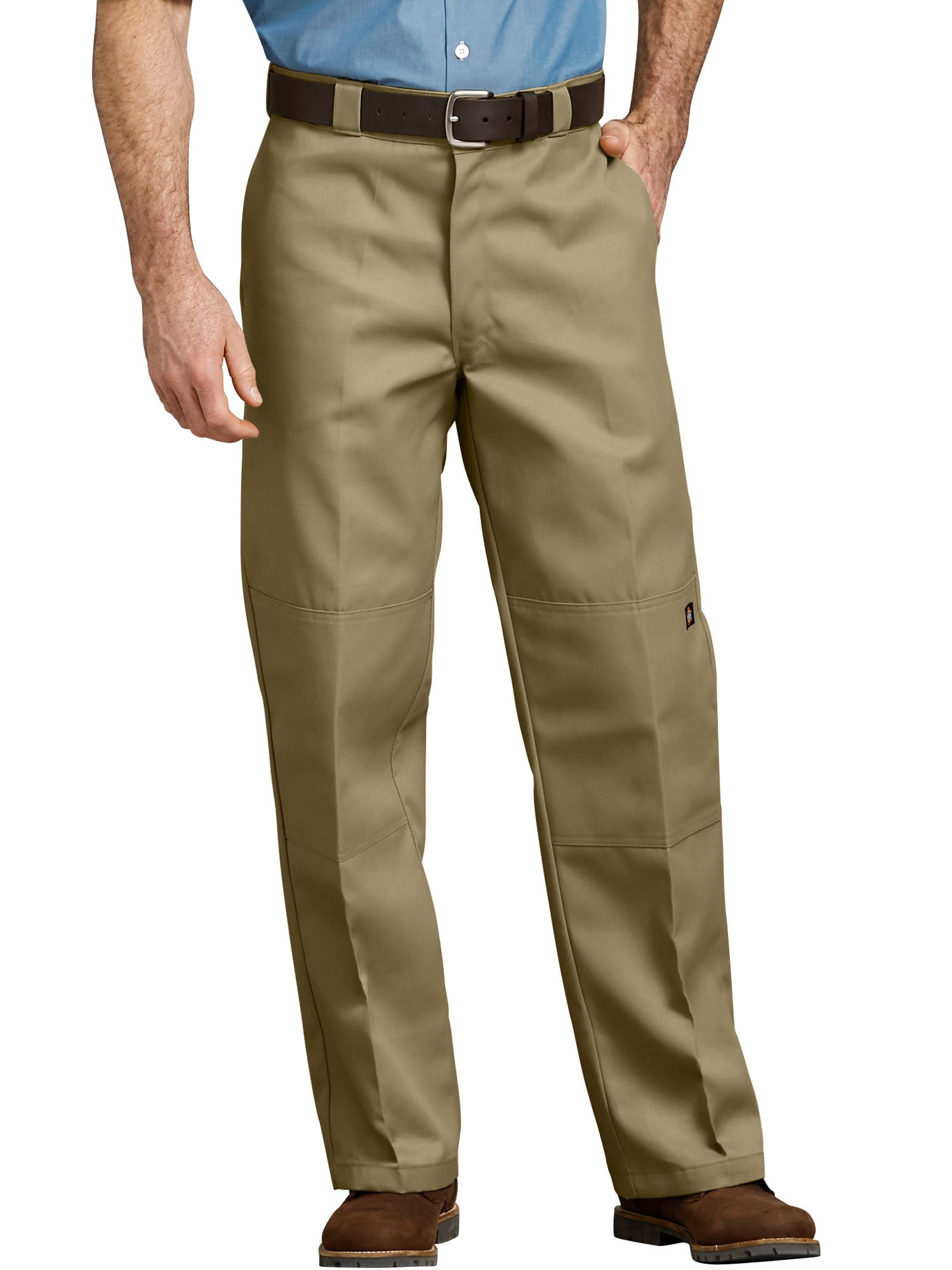 Dickies Men' Loose Fit Double Knee Work Pant 85283MH Mahogany Brown ...