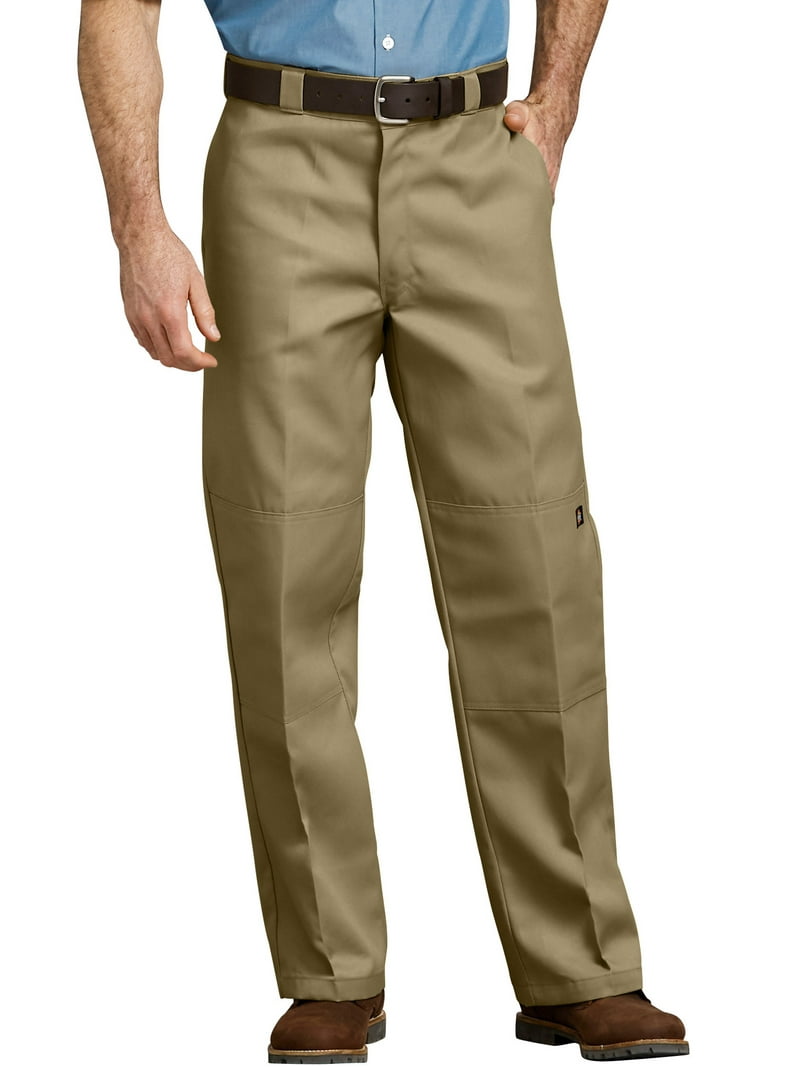 Dickies Men's Loose Fit Double Knee Durable Twill Work Pant, Black