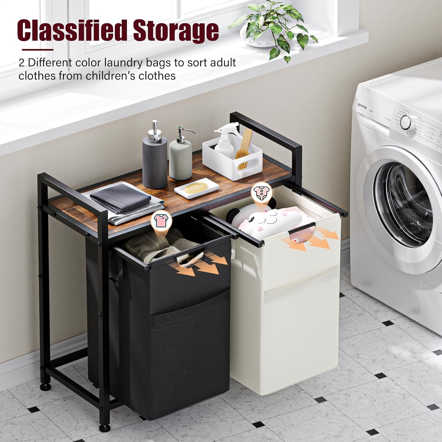 【送料無料】Laundry Wide Rack 送料無料】Laundry Wide Rack