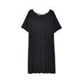 thumbnail image 2 of Naittoop Nightgown for Women Modal Sleepshirts Short Sleeve Nightshirt Plus Size Night Gown Sleepdress Soft Comfy Nightdress, 2 of 5