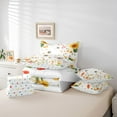 thumbnail image 5 of Homewish Kawaii Rustic Bee Bedding Comforter Set 7-Piece, Cartoon Mushroom Sunflower King Bedding Sets, Cute Butterfly Animal Reversible Bed Sheets, Ultra Soft Bedroom Decor, 5 of 7