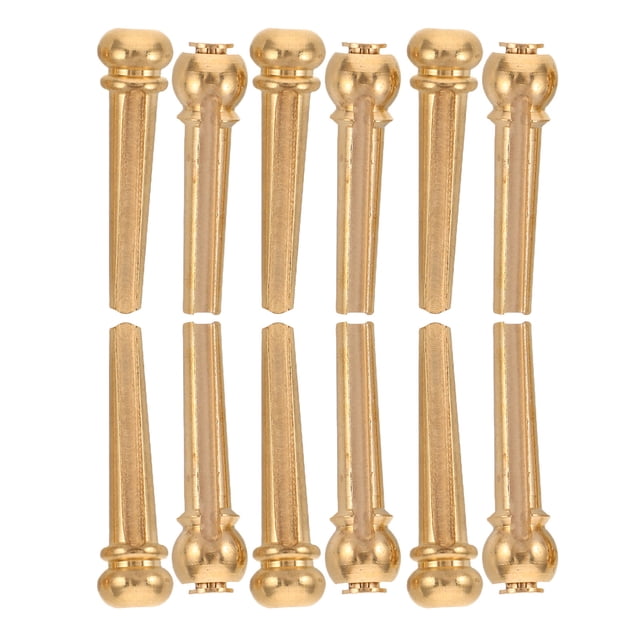FOMIYES 12Ud Piezas De Latón Dorado Para Guitarra Acústica Pines Para Mantenimiento Y Uso En Estudio Y