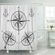 thumbnail image 1 of ABPHQTO East of Black Compass Roses Wind Siluetas en North South West Travel World Baño Cortinas de ducha 152x180 cm ABPHQTO PKNMT60x72Shower-3862, 1 of 2