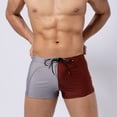 thumbnail image 1 of Mens Swimwear Shorts Swimming Trunks Underwear Running Beach Boxer Briefs Pants, 1 of 8