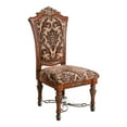 thumbnail image 4 of Furniture of America Eleanora Wood Dining Side Chair in Brown Cherry (Set of 2), 4 of 12