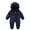Blue, variant on Baby Fleece Jumpsuit for 0-3 Months Infant Bear Snowsuit Newborn Romper Warm Coat