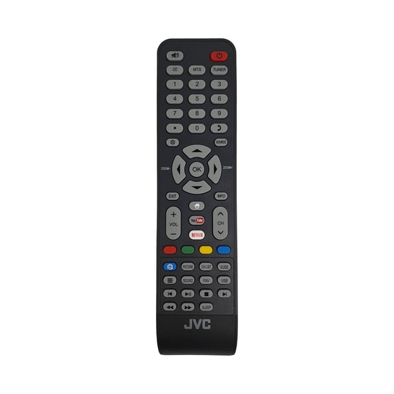 Ceybo 06-519W37-TY01X - JVC TV Remote with Quick Acces to Youtube & Netflix
