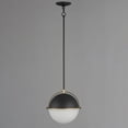 thumbnail image 4 of 12412SWBKWBR-Maxim Lighting-Duke - 1 Light Pendant-11.25 Inches Tall and 11.5 Inches Wide-Black/Weathered Brass Finish, 4 of 5