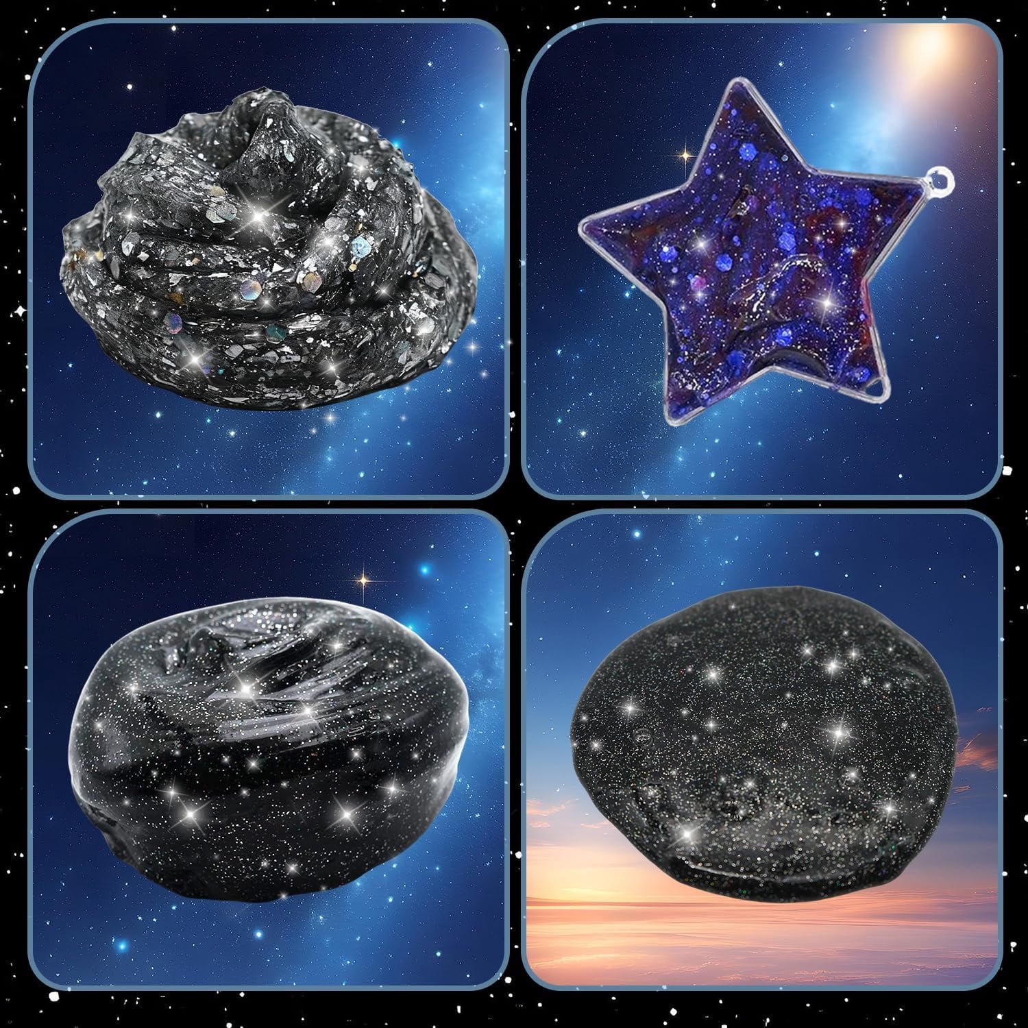 Mini Galaxy Slime Kit for Kids Ages 6–12, DIY Space Slime Set, Fun Cosmic Craft for Creative Play, for Boys & Girls