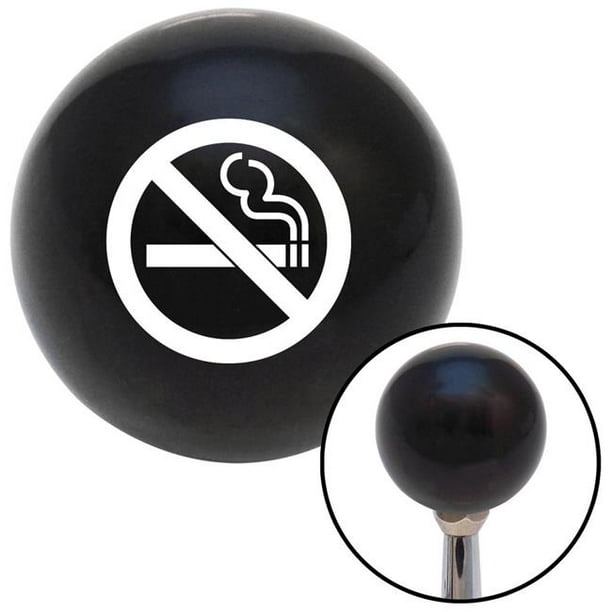Bouton de Changement de Vitesse Noir Non Fumeur Blanc avec M16 x 1,5 Insert Levier de Vitesses Automatique Manuel Personnalisé