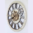 thumbnail image 6 of THE GEARS CLOCK Wall Clock with Real Moving Gears AM-LI_ 36 in Round Desert-Beige, 6 of 10