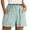 Mint Green, variant on Women Solid Color Summer Pocket Casual Wide Leg Pants for Women Everyday Relaxed Fit Beach Home Wear Lightweight Loose Sports Shorts for Warm Weather Blue S