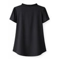thumbnail image 2 of Blusa George para Mujer, Manga Corta Negro Talla G, 2 of 4