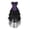 Black Purple, variant on Women Gothic Slimming Shaper Bustier Corset Top with Tulle Skirt Black Pink XL