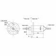 thumbnail image 2 of 2-Wires 30A Electrical Slip Ring Collector Ring Wind Turbine Generator Slip Ring, 2 of 9