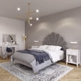 thumbnail image 3 of Little Seeds Monarch Hill Upholstered Poppy Bed, Gray, 3 of 22
