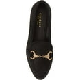 thumbnail image 5 of Cecelia New York FENTON Loafer Black Leather Horse Bit Slip On Gold Buckle Flats (Black, 9), 5 of 7