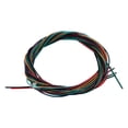 thumbnail image 2 of Riwcyla 6pcs Multicolored Nylon Classical Guitar Strings with 21pcs 2.2mm Width Brass Classical Guitar Fret Wire Set for Classical Guitar Strings Set Replacement, 2 of 4