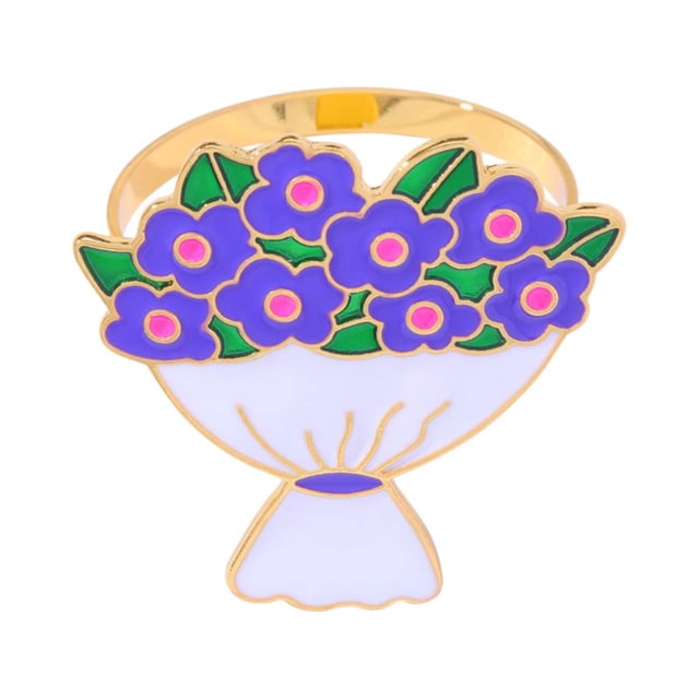 Napkin Ring Beautiful Decorative Napkin Ring Alloy Napkin Buckle Table Decoration