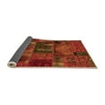 thumbnail image 2 of Ahgly Company Indoor Square Oriental Orange Modern Area Rugs, 3' Square, 2 of 4