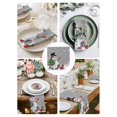 thumbnail image 3 of Grey Snowman Christmas Cloth Napkins Set of 4 Reusable Dinner Napkins, Gifts Xmas Tree Winter Snowflake Cocktail Napkin Washable Table Napkins for Wedding/Holiday Party/Baby Shower 20"x20", 3 of 7