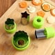 thumbnail image 5 of 11 Uds. Molde cortador de frutas y verduras de acero inoxidable 11 Uds. Molde para recortar flores con forma de dibujos animados y herramientas para verduras con mango, 5 of 5