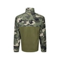 thumbnail image 2 of Drake Men's MST Refuge Eqwader Quarter Zip Sweatshirt Woodland Camo Medium, 2 of 2