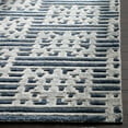 thumbnail image 3 of SAFAVIEH Paseo Braganza Geometric Wool Area Rug, Blue/Grey, 6' x 9', 3 of 7