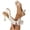 White, variant on Women's Polka Dot Slingback Heel Sandals, Square Toe Open Toe Kitten Heel Shoes for Party and Daily Wear