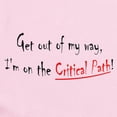 thumbnail image 2 of CafePress - Out Of My Way, I'm On The Cri Infant Bodysuit - Baby Light Bodysuit, Size Newborn - 24 Months, 2 of 4