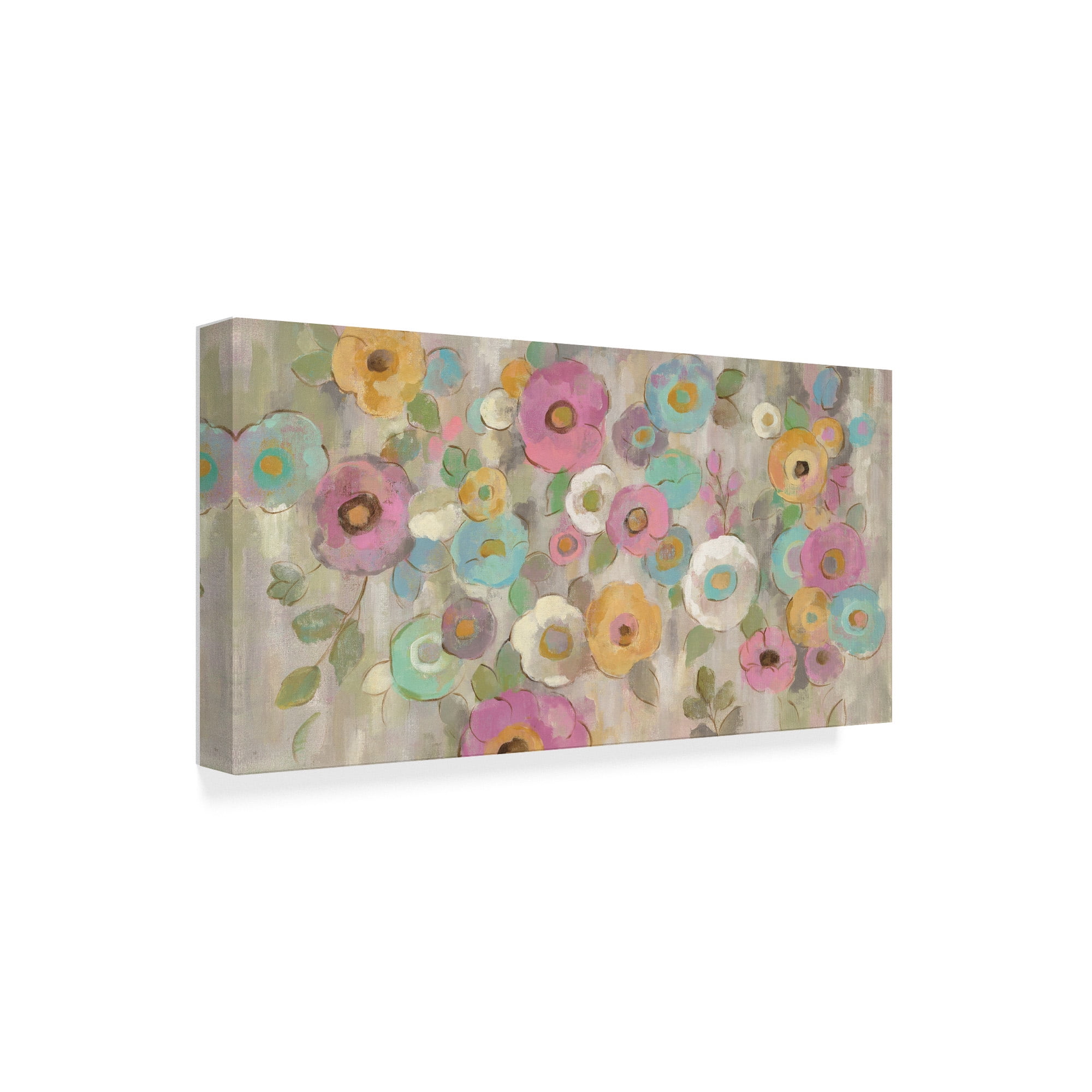 Trademark Fine Art 'Fog and Flowers I' Canvas Art by Silvia Vassileva