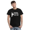 thumbnail image 2 of TotallyTorn Mopping Please Hold Novelty Sarcastic Funny Mens Graphic T Shirts, 2 of 5