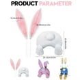 thumbnail image 3 of RUIG Easter Bunny Butt Wreath Easter Decor Easter Door Wreath Kit Easter Rabbit Wreath,Easter Spring Outdoor Indoor Hanging Welcome Sign Wreath Attachment Craft Supplies Ideas, 3 of 9