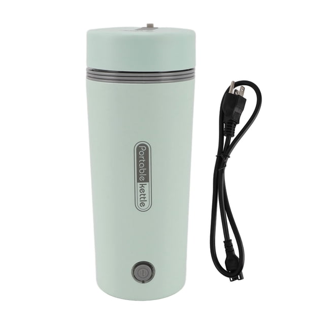 Hervidor eléctrico de viaje Sincero 300W 350ml Acero inoxidable Luz Verde Enchufe estadounidense 110V 60HZ