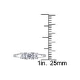 thumbnail image 4 of 1/2 Carat (Ctw G-H, I2-I3) Three-Stone Diamond Engagement Ring in 14K White Gold, 4 of 4