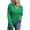 Green, variant on Lilgiuy Women Casual Soild Long Sleeve V-neck Hooded Knit Pullover Sweater Coat,Khaki,10(XL) Winter Fashion 2022
