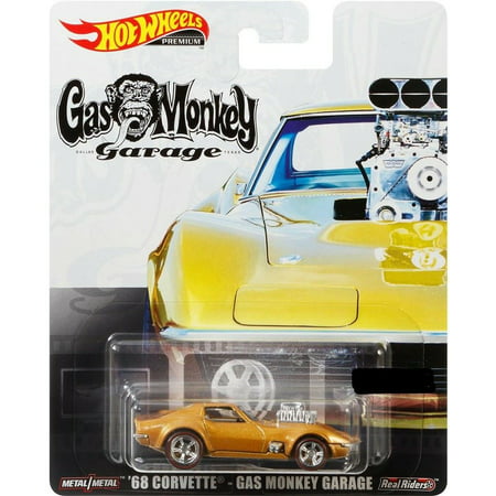 2019 Hot Wheels 1/64 Retro Entertainment Gas Monkey Garage '68 Corvette  Diecast Model (Top Gear Best Cars 2019)