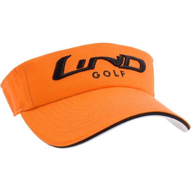 orange golf visor