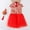 RD80, variant on EGNMCR Little Girl Casual Cheongsam Dress Short Sleeve Mesh Princess Gauze Skirt Girl Dress