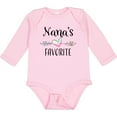 thumbnail image 3 of Inktastic Nana's Favorite- Heart Grandchild Boys or Girls Long Sleeve Baby Bodysuit, 3 of 5