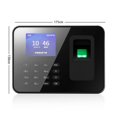 thumbnail image 3 of Employee Time Clock ZK301 Fingerprint Time Attendance Machine Dual Mode Time Clocks For Employees Small Business ,Easy to Use, 3 of 4