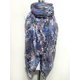 thumbnail image 2 of Bufanda larga con estampado de hojas para mujer, cálida y a la moda, para otoño e invierno, suave y floral, para el cuello, 2 of 4