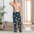 thumbnail image 2 of Hirioo Galaxy With Ufo for Women's PJ Pajama Pants Sleep Pants Women's Home Trousers with Pockets,S-3XL-X-Large, 2 of 6
