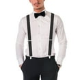 thumbnail image 7 of Buyless Fashion Suspenders for Men - 48" Elastic Adjustable Straps 1 1/4" - X Back - 5104-Black, 7 of 7