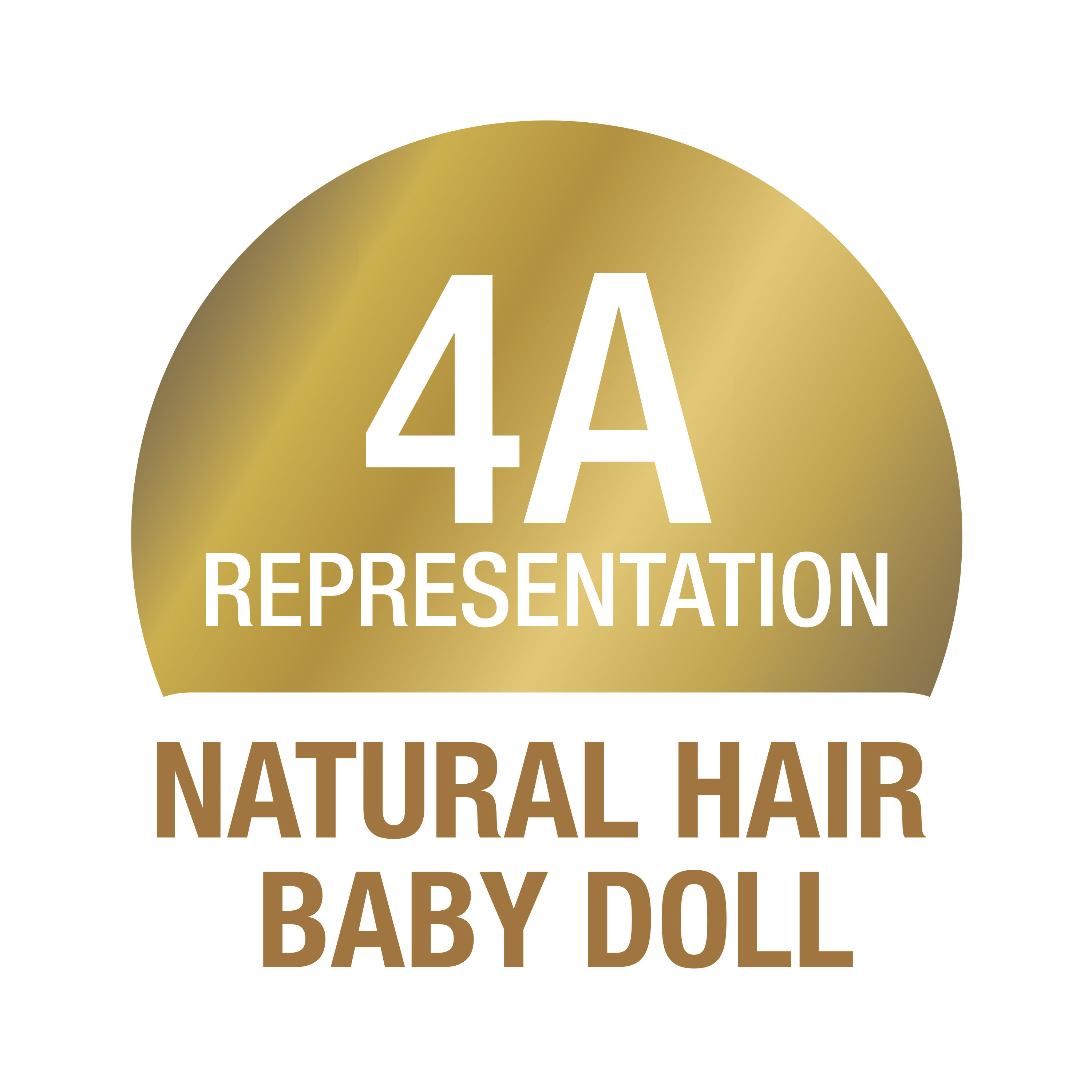 Naturalistas Lena, Brown – Poseable Baby Doll for Children Ages 3+