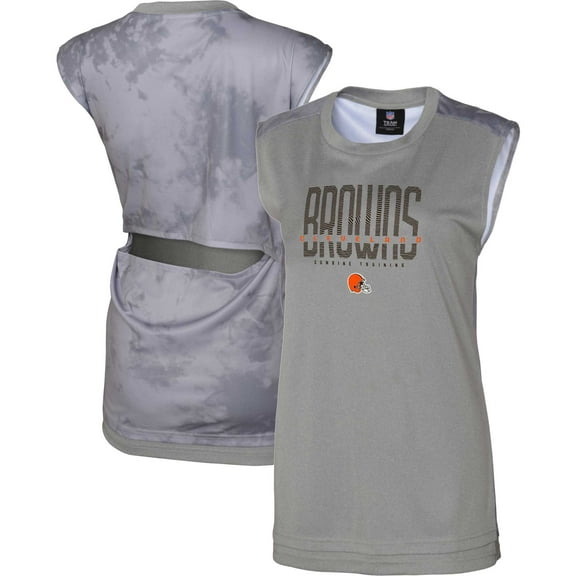 Women's Outerstuff  Gray Cleveland Browns No Sweat Tank Top