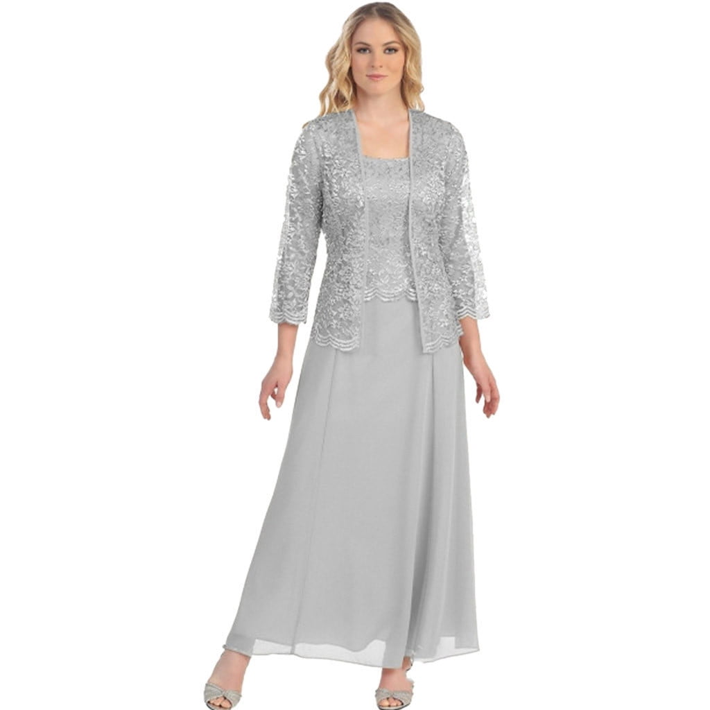Dresses For Women 2025 Plus Size Hollow Out Lace Patchwork Solid Loose Long Dress Dress Womens - image 3